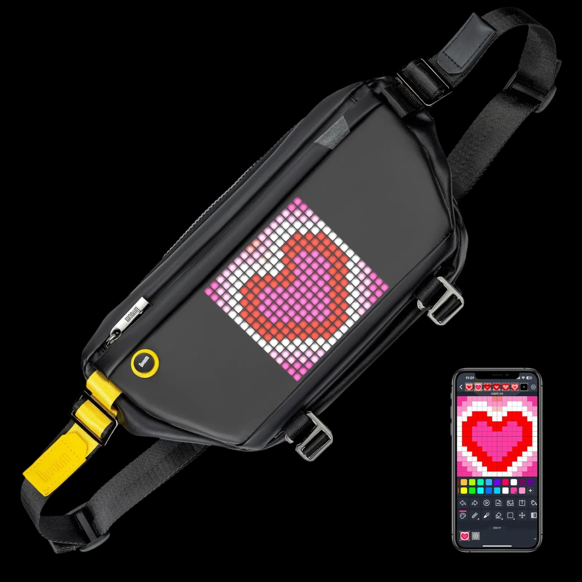 Divoom Sling Bag Pixel Art LED 1