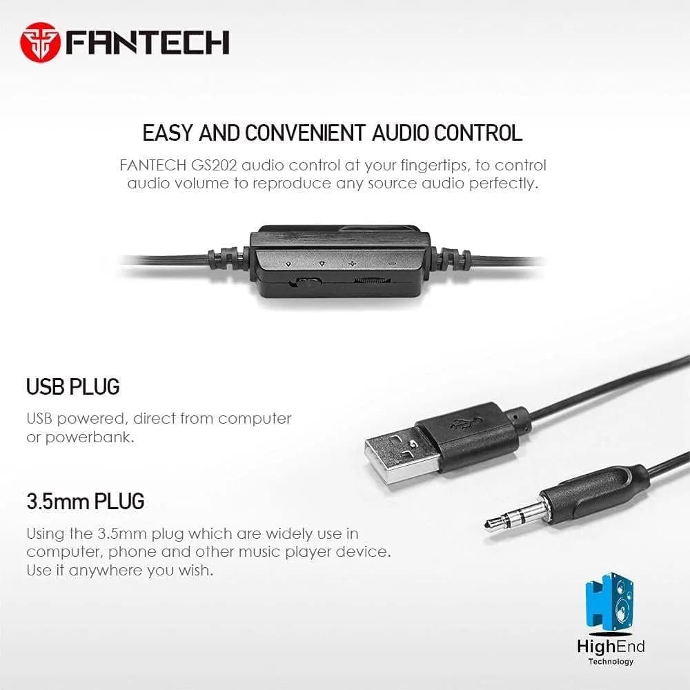FANTECH BEAT GS203 Wired White 4