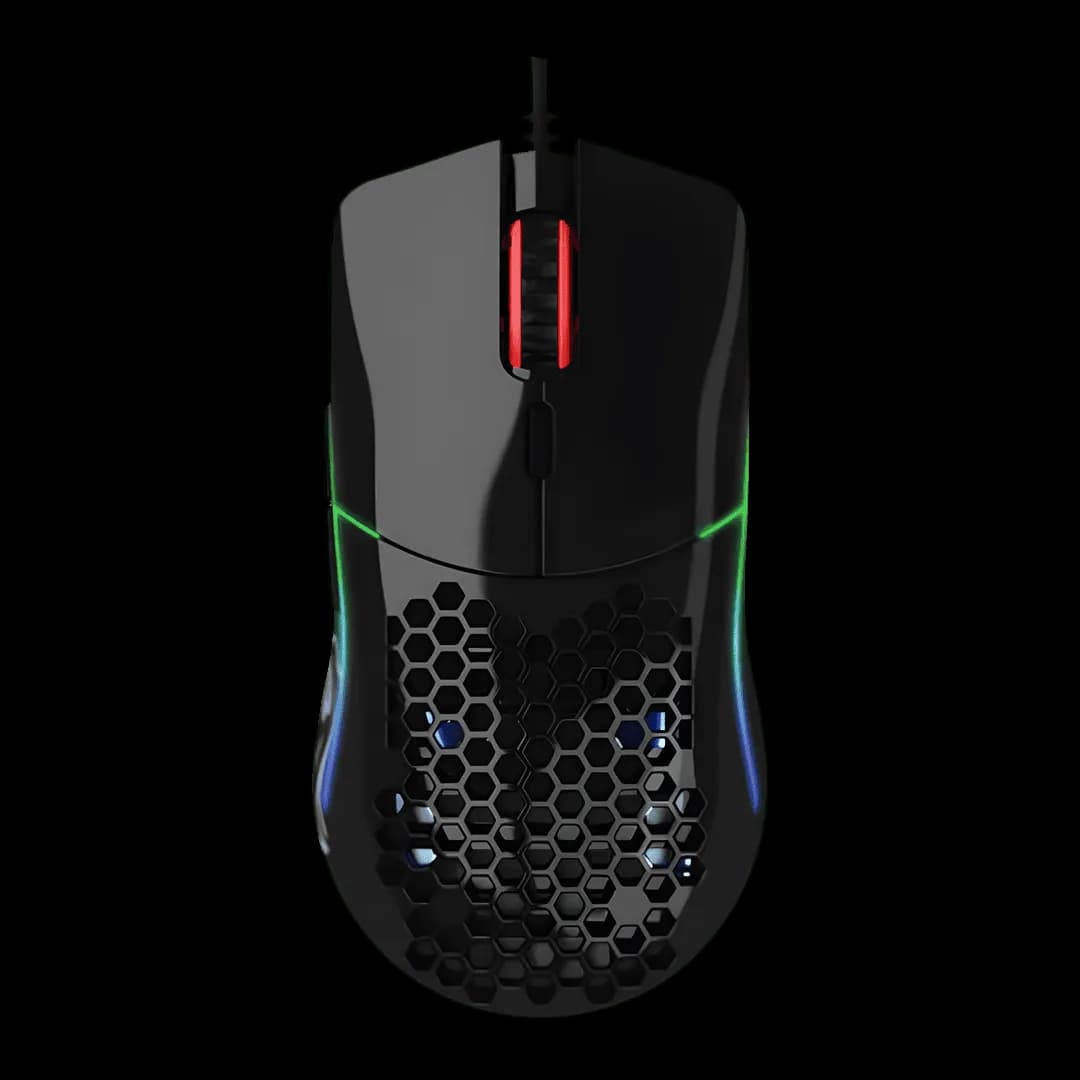 Glorious Model O Minus Glossy Black Wired 1