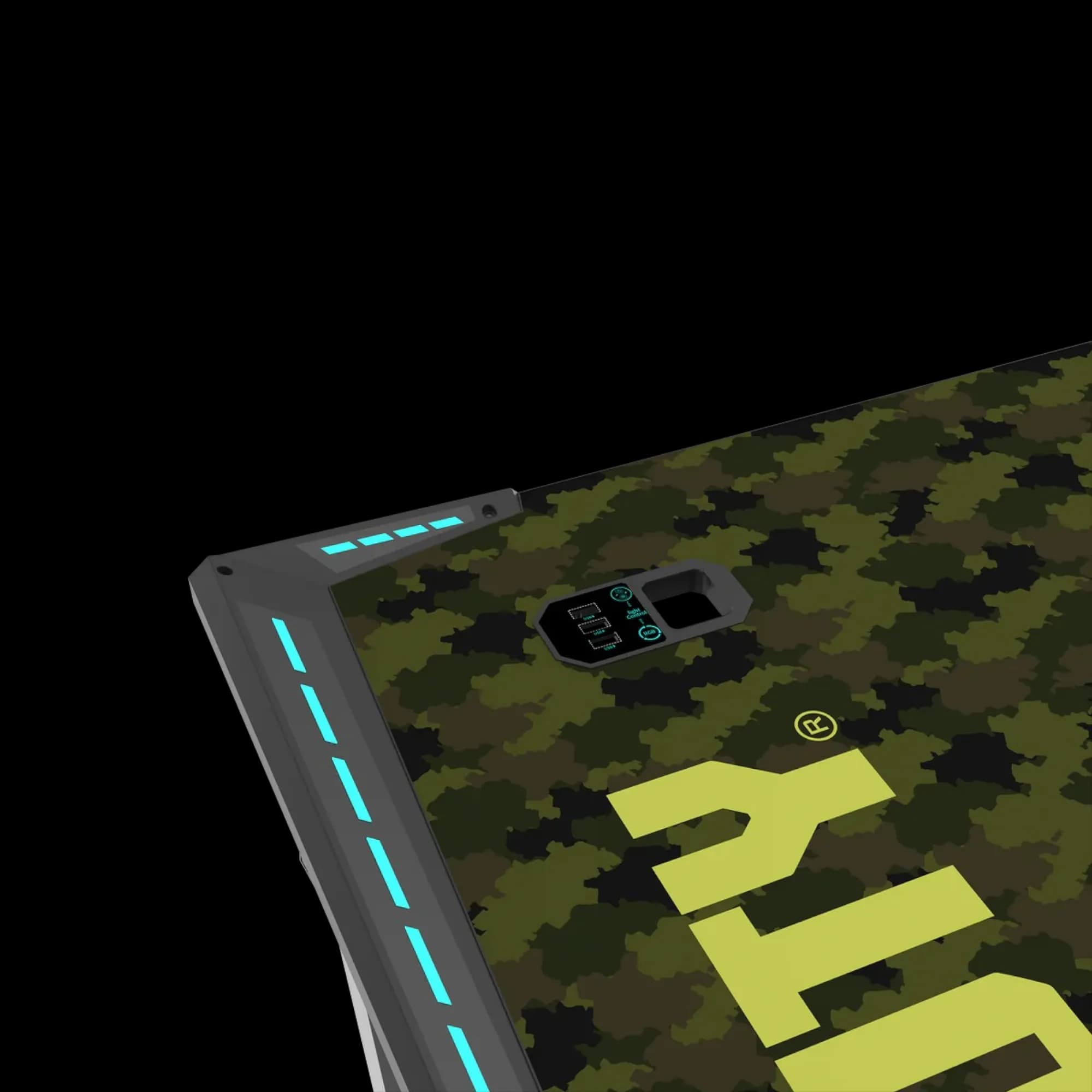 GAMEON Call of Duty Phantom XL-L Series L-Shaped Black / Green 2