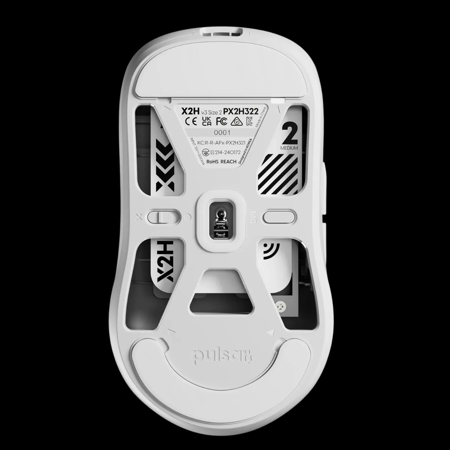Pulsar X2H v3 Wireless Size 2 (White) px2h322 3