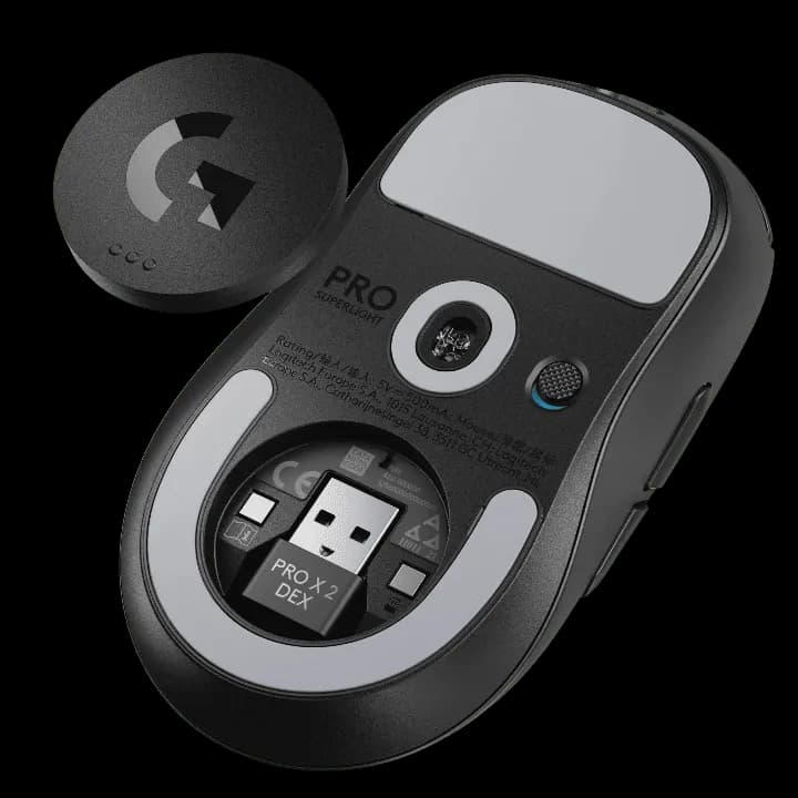 Logitech PRO X Superlight 2 DEX Wireless Black 4