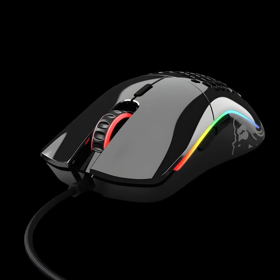 Glorious Model O Minus Glossy Black Wired 3