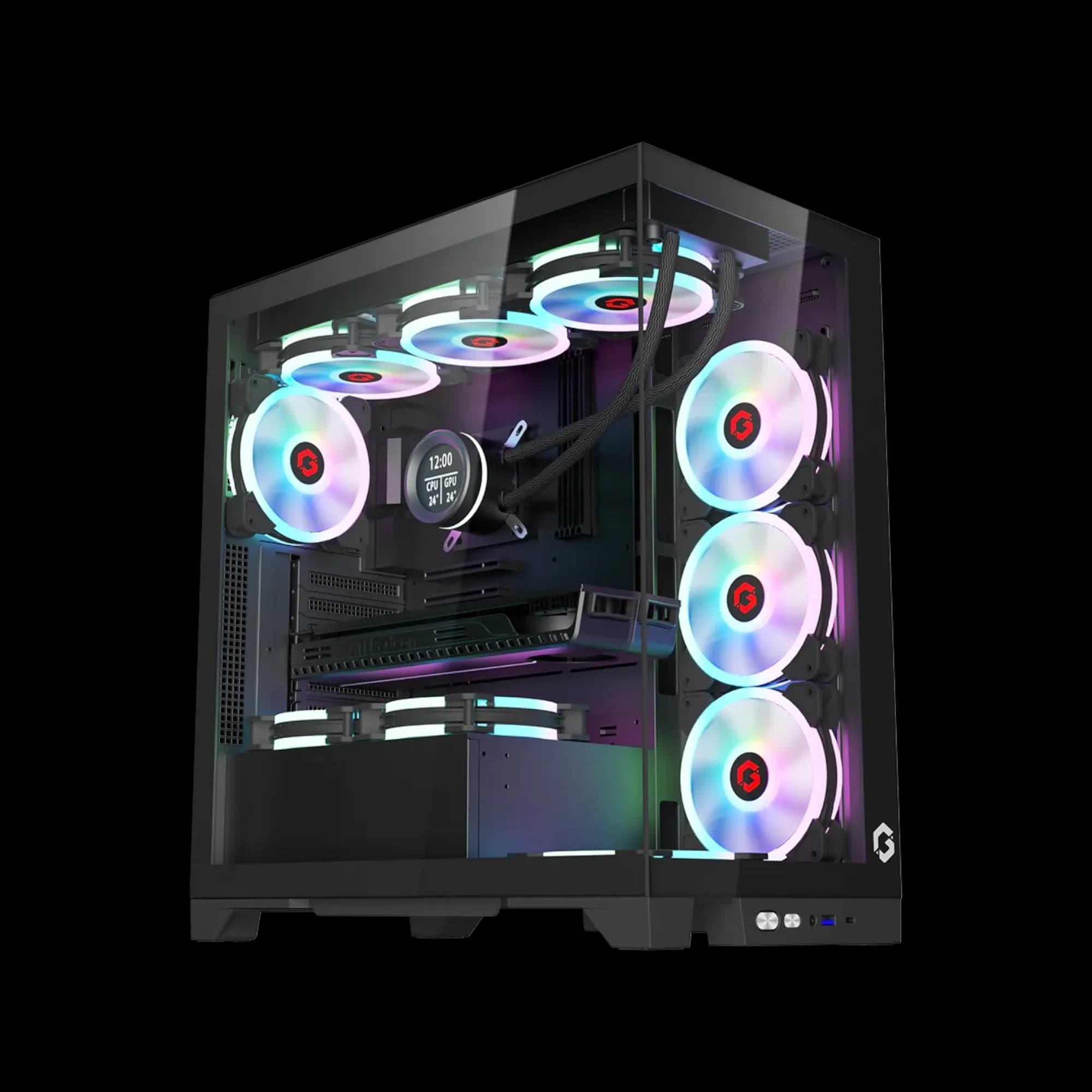 GAMEON Emperor Midnight IV Mid Tower (Black) 1