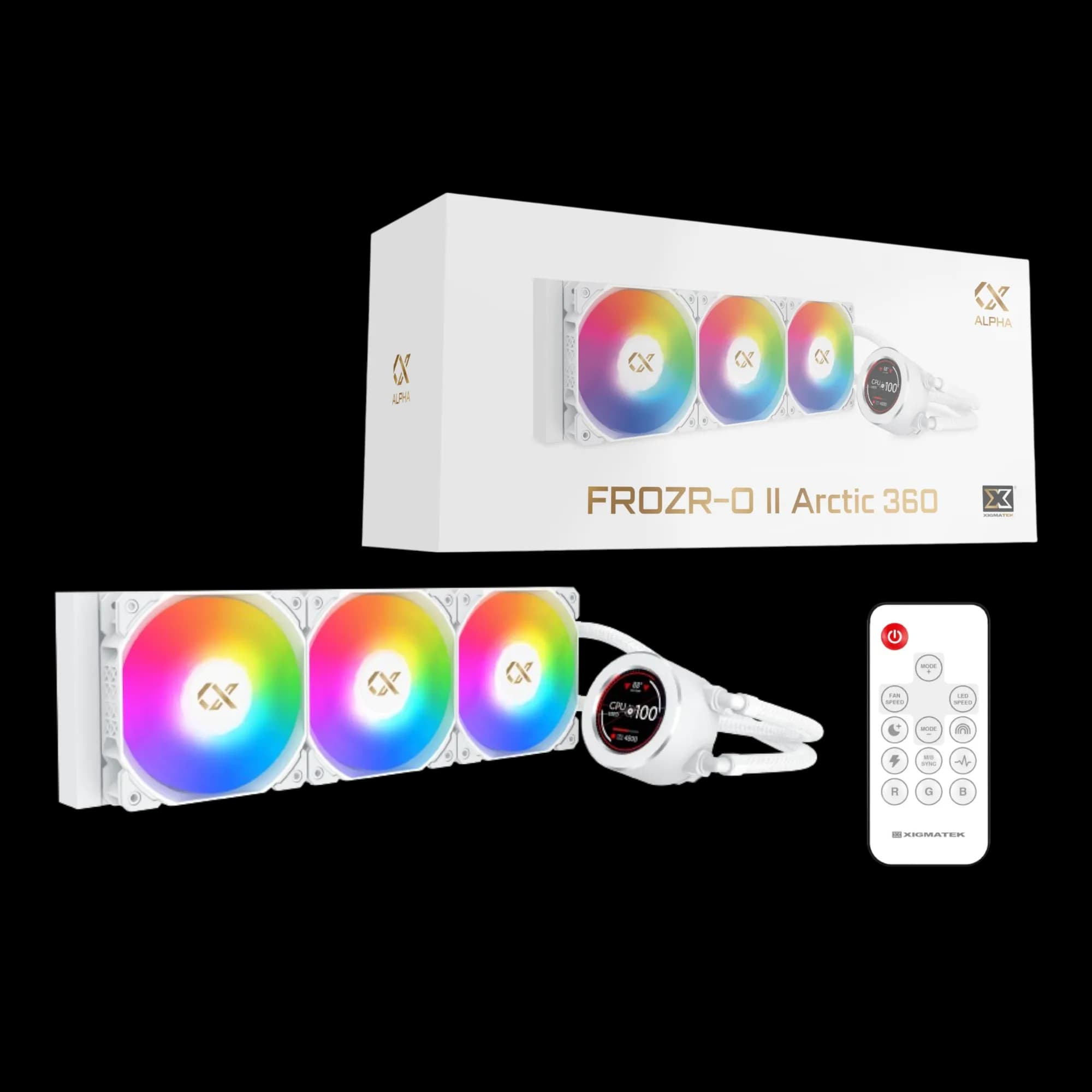 Xigmatek Frozr-O II 360 LCD White 1