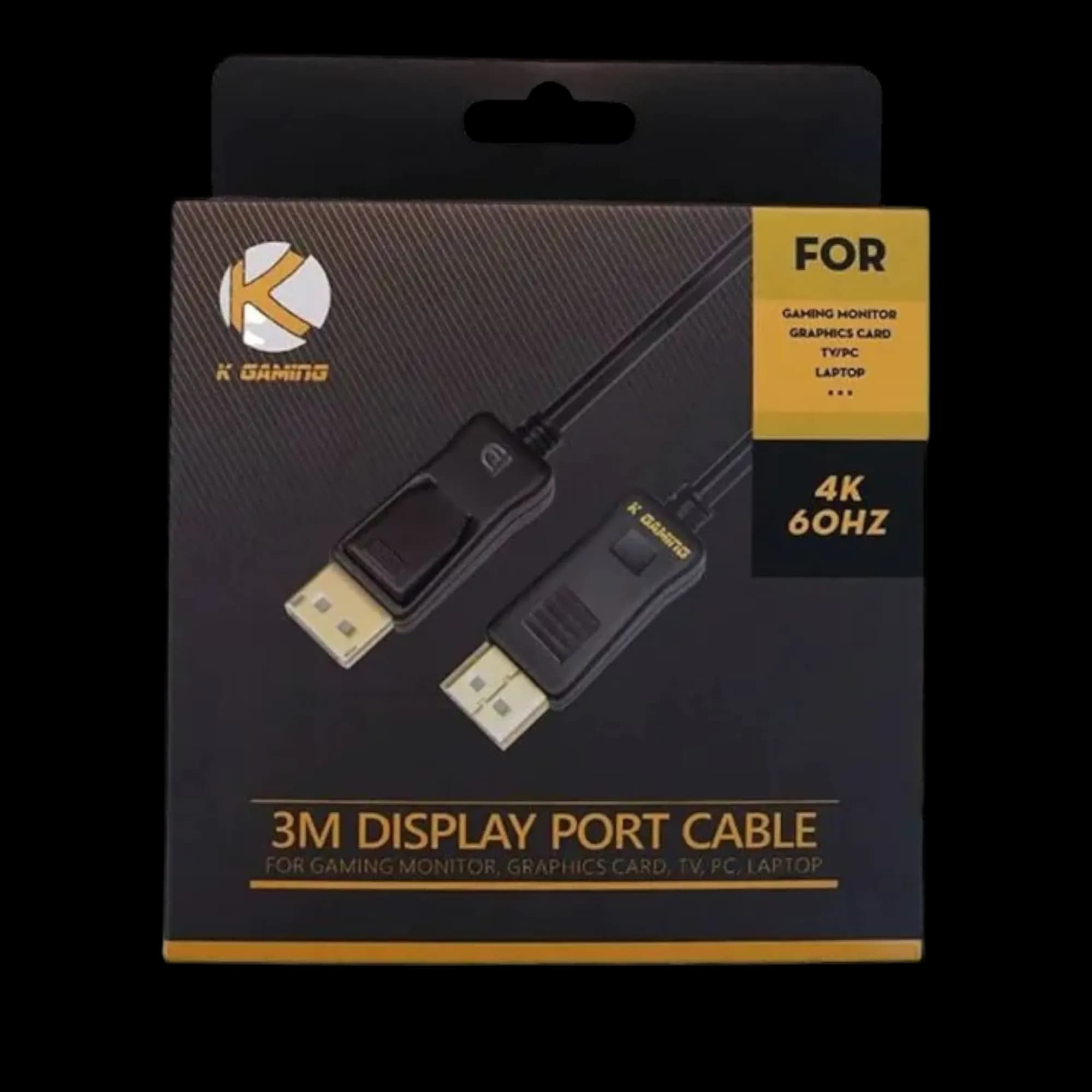 K Gaming DisplayPort Cable (3M) 1
