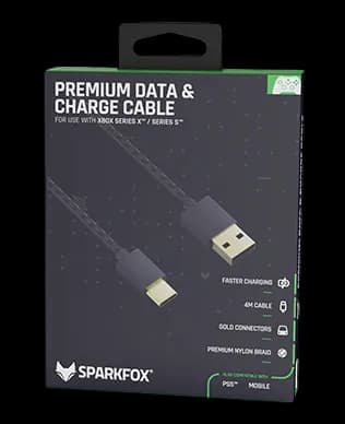 XBOX SparkFox Premium Data and Charge Cable 1