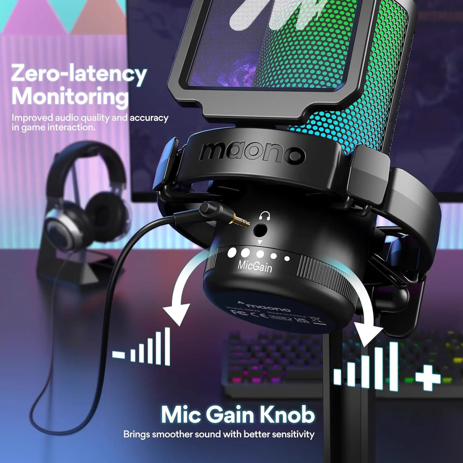 Maono DGM20 GamerWave Black 5