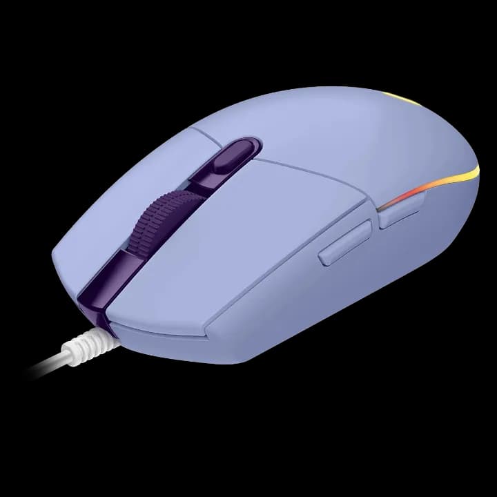Logitech G203 LIGHTSYNC Lilac Wired 3