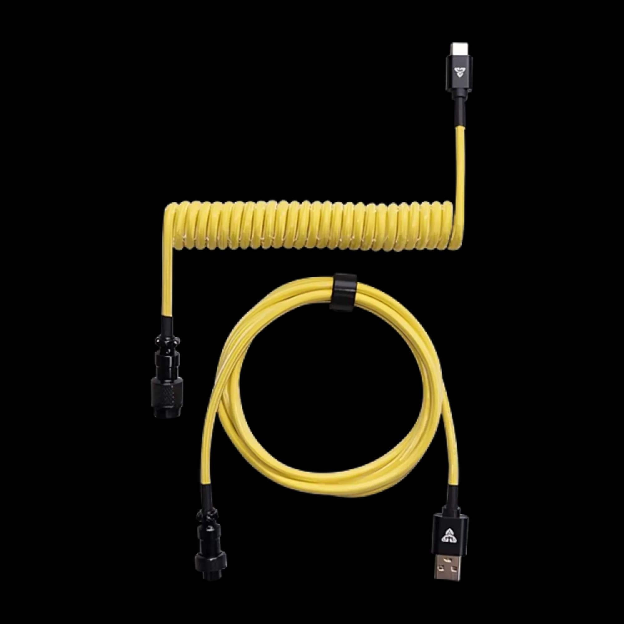 Fantech AC701 Coiled Cable Yellow 1