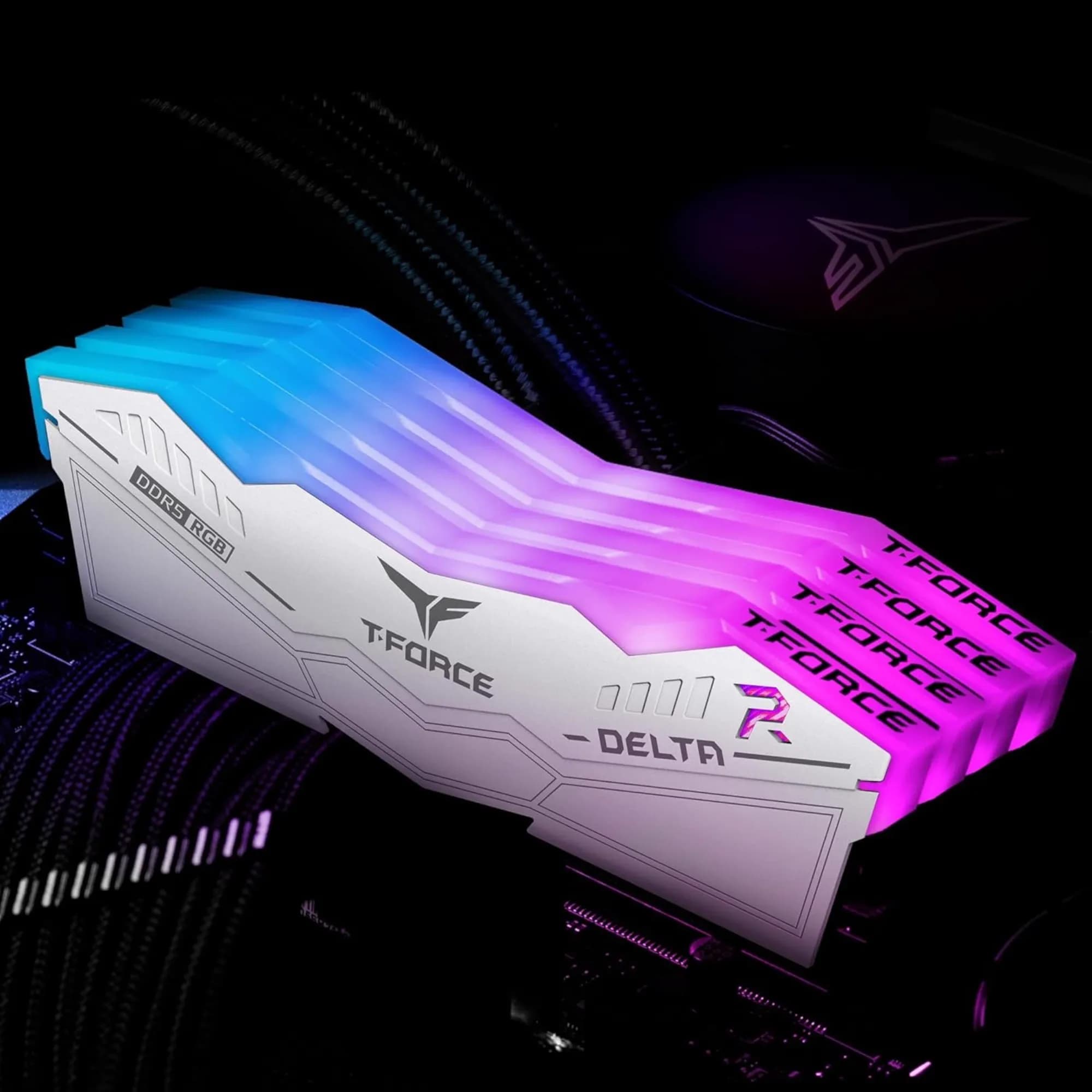 T-FORCE RGB DDR5 32GB 2x16GB 6000MHz White 2