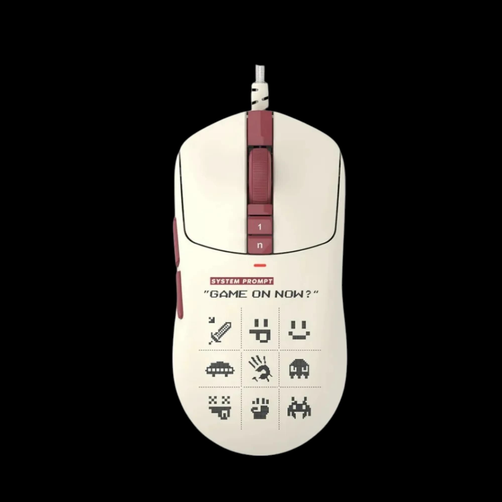 Bloody W72 Ultra Lightweight Wired Pixels Red 1